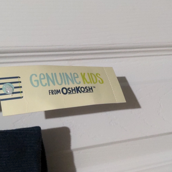 Genuine Kids Oshkosh Baby Boys Long Sleeve Hooded Shirt. Size 12 Months. NWT - Picture 5 of 6